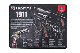 TekMat Ultra 20 1911 3D Gun Cleaning Mat with diagram